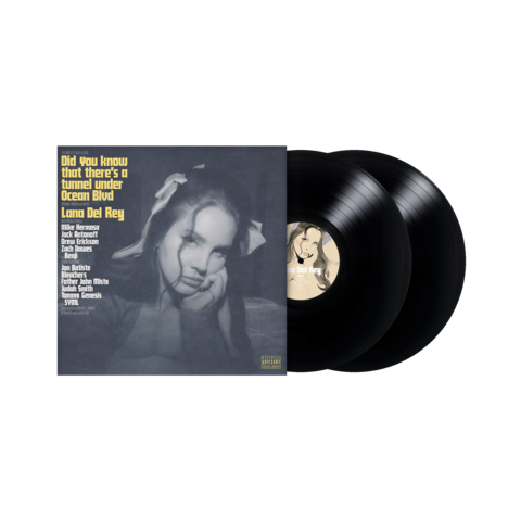Did you know that there's a tunnel under Ocean Blvd by Lana Del Rey - 2LP Black - shop now at Lana del Rey store