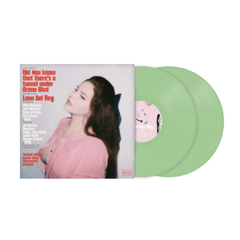 Did you know that there's a tunnel under Ocean Blvd by Lana Del Rey - 2LP Green - shop now at Lana del Rey store