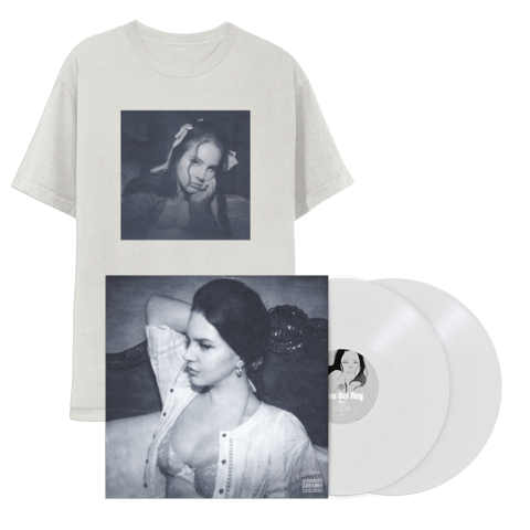 Did you know that there's a tunnel under Ocean Blvd von Lana Del Rey - Exclusive 2LP White + Album T-Shirt Natural jetzt im Lana del Rey Store